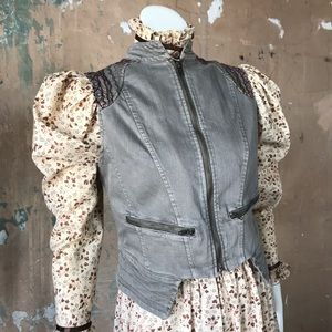 BKE outerwear vest embroidered wasteland LARP